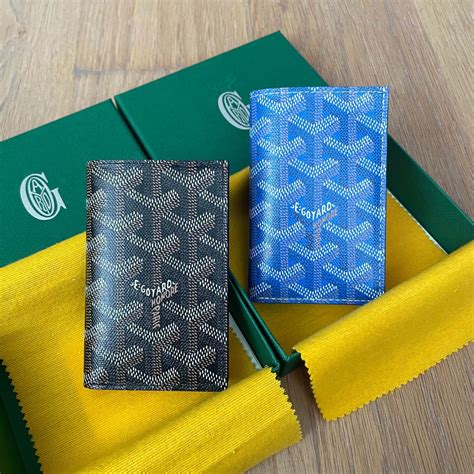 goyard mens card holder price|Goyard card holder retail price.